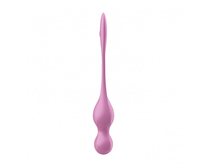 Вагінальні смарт-кульки з вібрацією Satisfyer Love Birds 1 Connect App Pink, 78 г