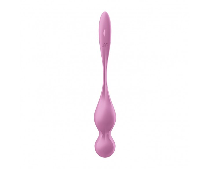 Вагінальні смарт-кульки з вібрацією Satisfyer Love Birds 1 Connect App Pink, 78 г