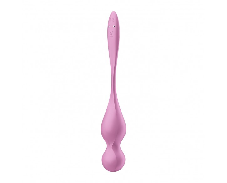 Вагінальні смарт-кульки з вібрацією Satisfyer Love Birds 1 Connect App Pink, 78 г