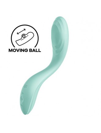 Вібратор із перлинною стимуляцією точки G Satisfyer Rrrolling Pleasure Mint