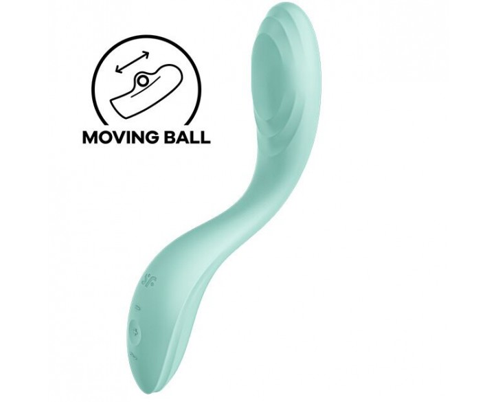 Вібратор із перлинною стимуляцією точки G Satisfyer Rrrolling Pleasure Mint