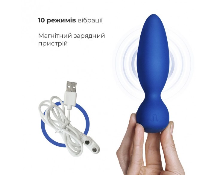 Анальна вібропробка Adrien Lastic Little Rocket макс. діаметр 3,5 см, soft-touch