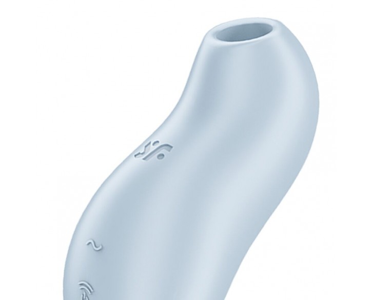 Вакуумний кліторальний стимулятор з вібрацією Satisfyer Pocket Pro 1 Blue