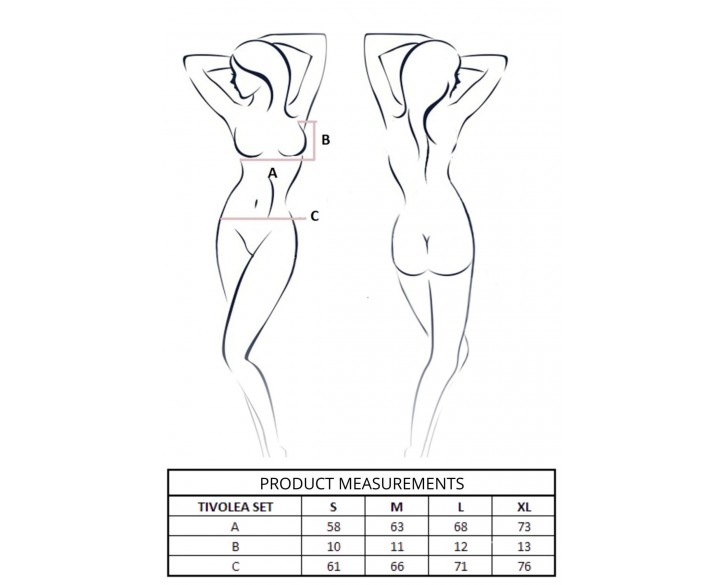 Комплект Passion TIVOLEA SET violet XL