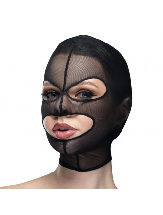 Маска сітка з відкритим ротом та очима Feral Feelings - Mask Black