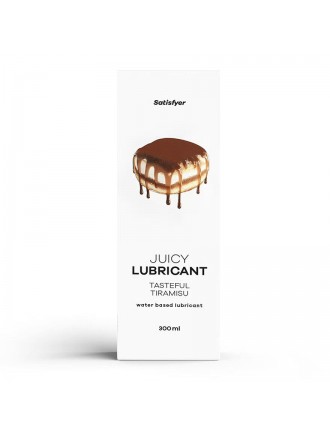 Лубрикант на водній основі Satisfyer Juicy Lubricant Tasteful Tiramisu water based 300 мл