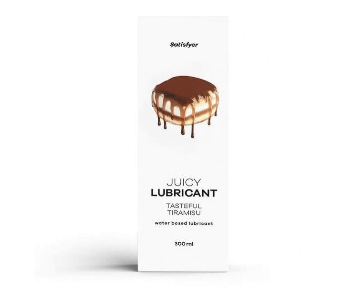 Лубрикант на водній основі Satisfyer Juicy Lubricant Tasteful Tiramisu water based 300 мл