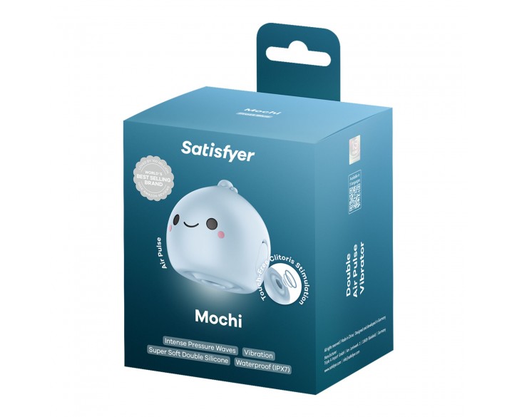 Вакуумний кліторальний стимулятор Satisfyer Mochi Frost Blue