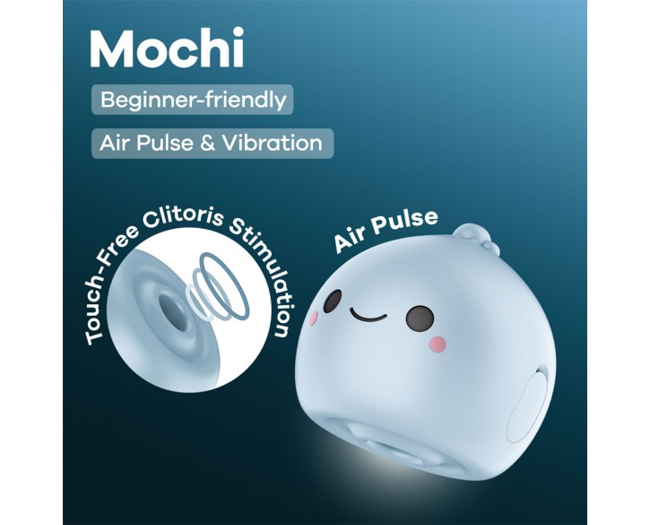 Вакуумний кліторальний стимулятор Satisfyer Mochi Frost Blue