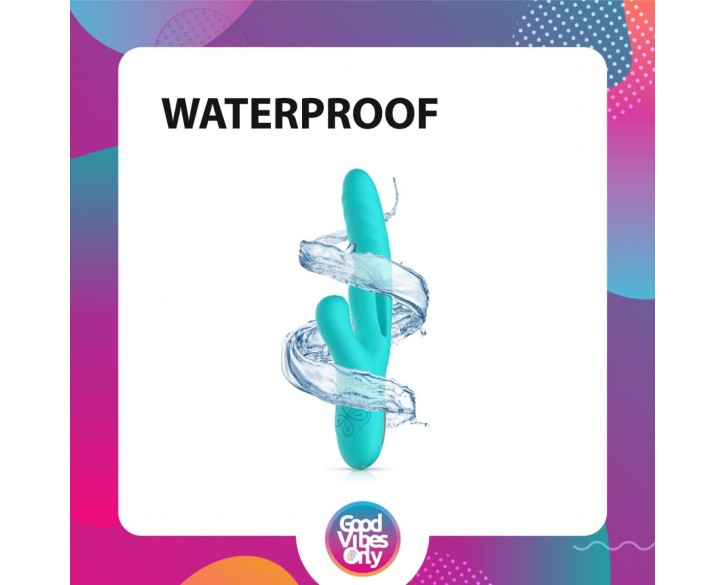 Вібратор-кролик Good Vibes Only - Lisa Thrusting Rabbit Vibrator with G-Spot Stimulator