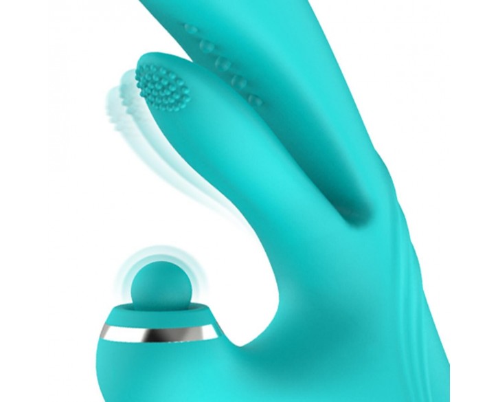 Вібратор-кролик Good Vibes Only - Lisa Thrusting Rabbit Vibrator with G-Spot Stimulator
