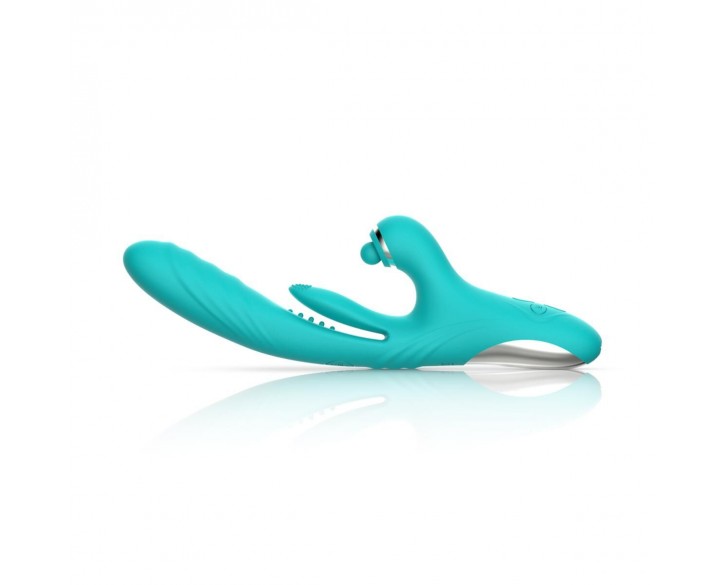 Вібратор-кролик Good Vibes Only - Lisa Thrusting Rabbit Vibrator with G-Spot Stimulator