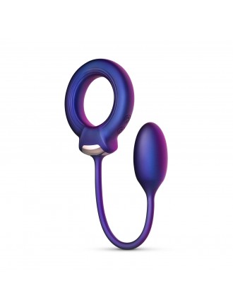 Ерекційне віброкільце з віброяйцем Hueman - Eclipse Anal Vibrator