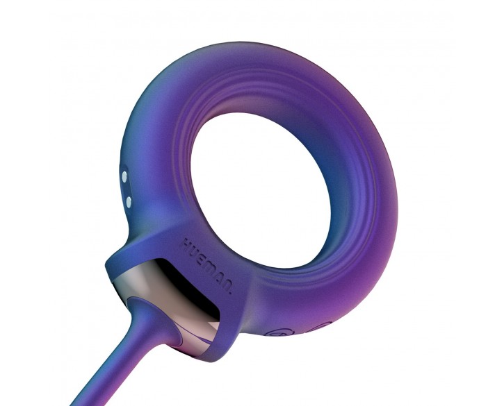 Ерекційне віброкільце з віброяйцем Hueman - Eclipse Anal Vibrator
