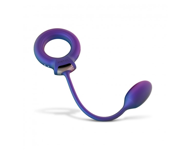 Ерекційне віброкільце з віброяйцем Hueman - Eclipse Anal Vibrator