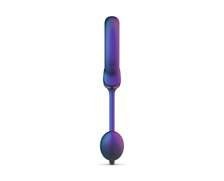 Ерекційне віброкільце з віброяйцем Hueman - Eclipse Anal Vibrator