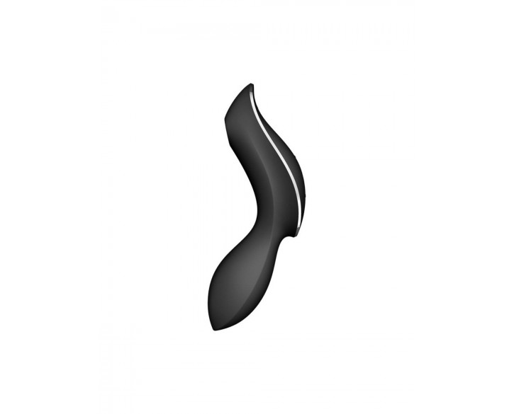 Вакуумний стимулятор з вібрацією Satisfyer Curvy Trinity 2 Black