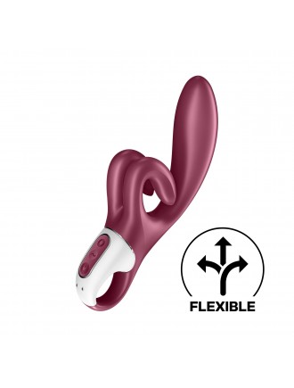 Вібратор-кролик Satisfyer Touch Me Red, подвійний відросток, 3 потужні мотори