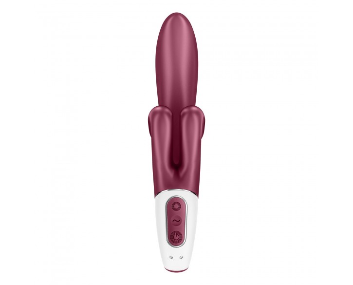 Вібратор-кролик Satisfyer Touch Me Red, подвійний відросток, 3 потужні мотори