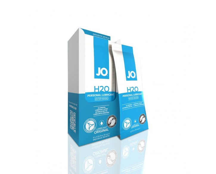 Набір лубрикантів Foil Display Box – JO H2O Lubricant – Original – 12 × 10ml