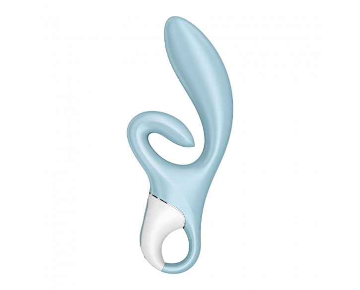 Вібратор-кролик Satisfyer Touch Me Blue, подвійний відросток, 3 потужні мотори