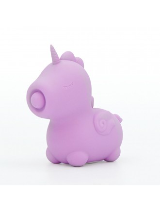 Вібратор-єдиноріжка Unihorn – Karma Lilac, з пульсацією