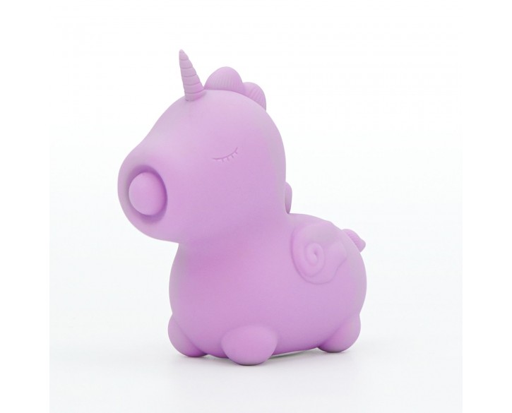 Вібратор-єдиноріжка Unihorn – Karma Lilac, з пульсацією
