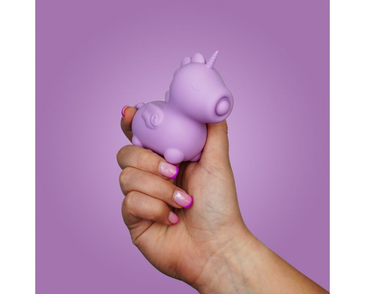 Вібратор-єдиноріжка Unihorn – Karma Lilac, з пульсацією