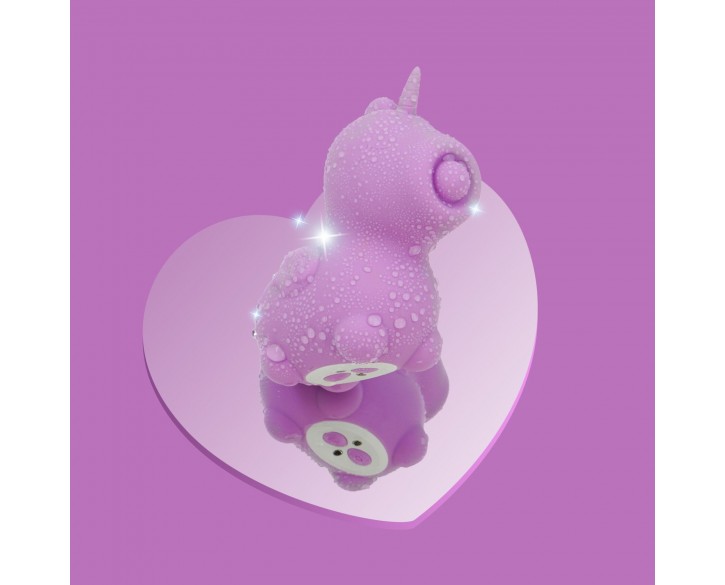 Вібратор-єдиноріжка Unihorn – Karma Lilac, з пульсацією
