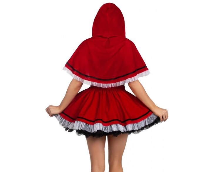 Костюм Червоної Шапочки Leg Avenue Flirty Miss Red Top and Skirt XS