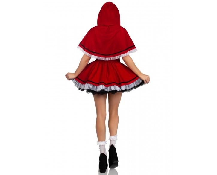 Костюм Червоної Шапочки Leg Avenue Flirty Miss Red Top and Skirt XS