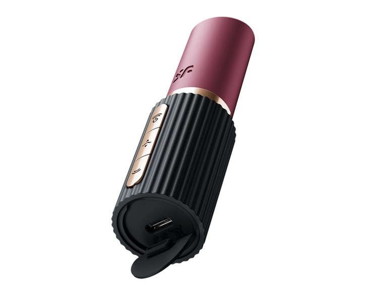 Вакуумний стимулятор Satisfyer Deep Kiss, магнітна технологія 3D Air Pulse, 30 режимів, кришечка
