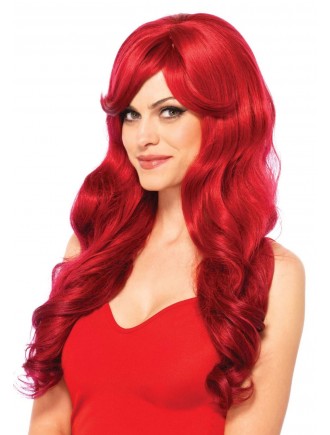 Перука Leg Avenue Long Wavy Wig red