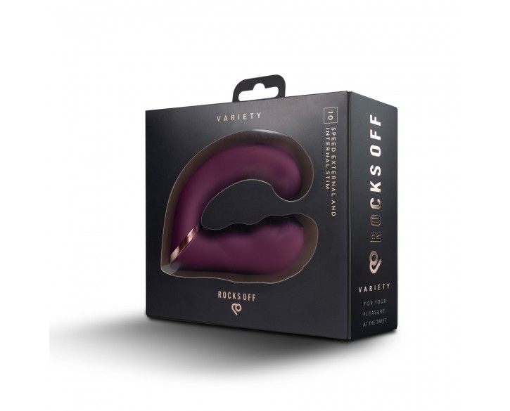 Вібратор Rocks Off Gemini Burgundy