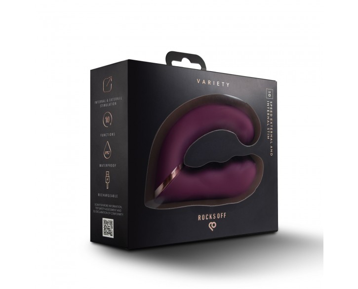 Вібратор Rocks Off Gemini Burgundy