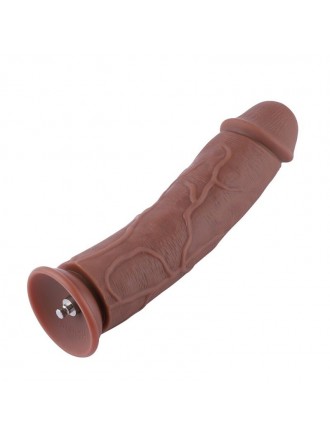 Силіконовий фалоімітатор для секс-машин Hismith 11″ Silicone Dildo, система KlicLok