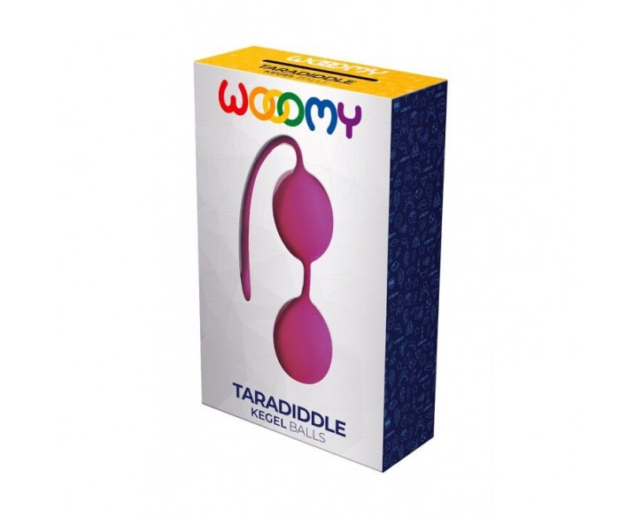 Вагінальні кульки Wooomy Taradiddle Kegel Ball, діаметр 3,5 см, маса 54 г