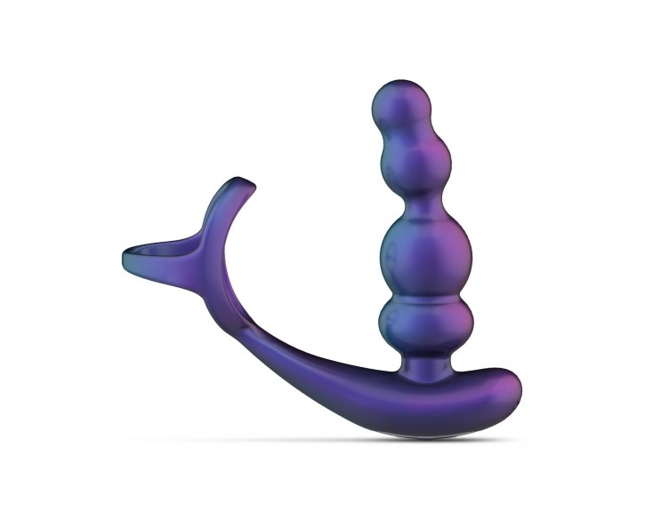 Анальний вібратор з ерекційним кільцем Hueman - Stellar Force Anal Beads with Cockring
