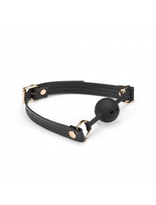 Кляп Liebe Seele Black Organosilicon Ball Gag