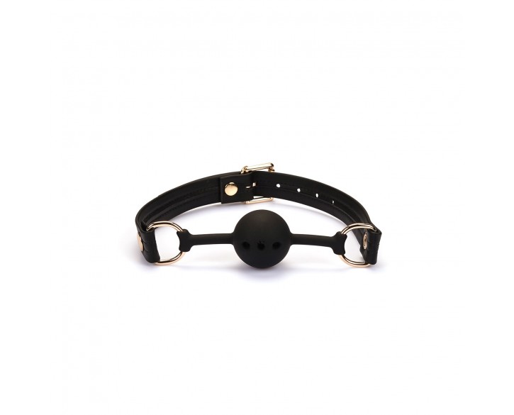 Кляп Liebe Seele Black Organosilicon Ball Gag