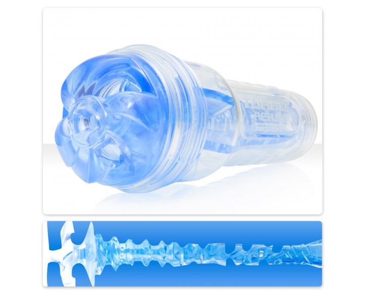 Мастурбатор Fleshlight Turbo Thrust Blue Ice (імітатор мінету)