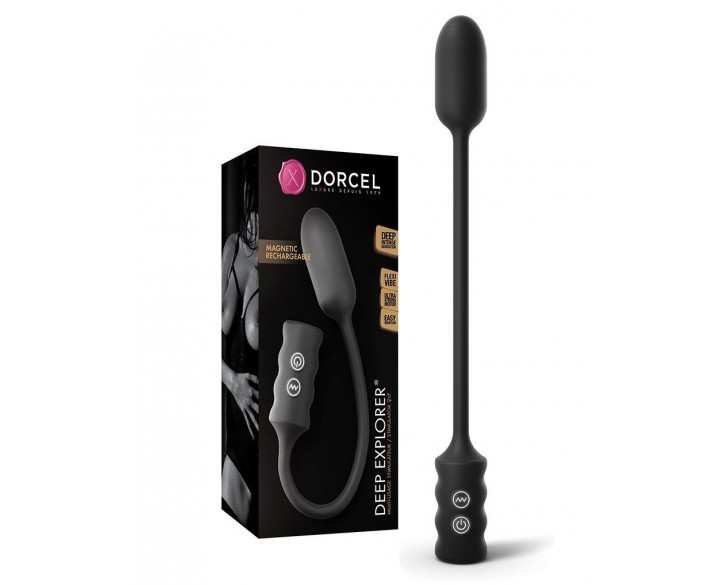 Виброяйце Dorcel Deep Explorer, підходить для вагінальної та анальної стимуляції, потужне