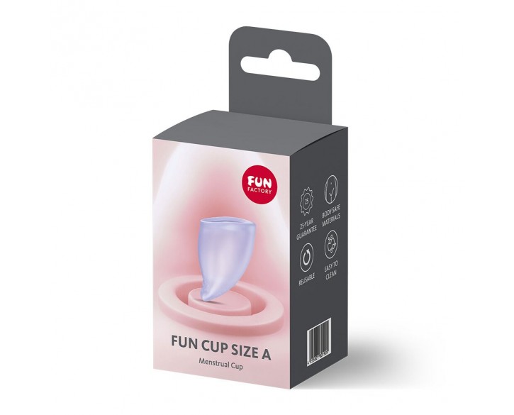 Менструальна чаша Fun Factory FUN CUP SIZE A Purple, багаторазова, діаметр 4 см, об’єм 20 мл