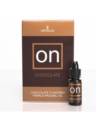 Збуджувальні краплі для клітора Sensuva ON Arousal Oil for Her Chocolate (5 мл) зі смаком шоколаду