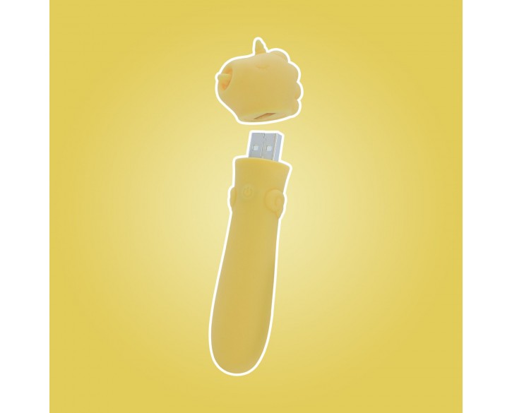 Вібратор-єдиноріжка Unihorn USB Bullet – Bean Blossom, віброкуля, USB-зарядка, 10 режимів