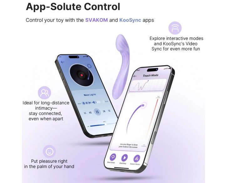 Смарт-вібратор для точки G Svakom Margot, 2 мотори, підігрів