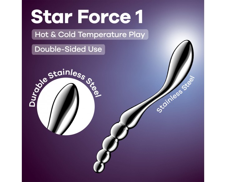 Металевий дилдо Satisfyer Star Force 1