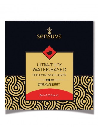 Пробник Sensuva - Ultra–Thick Water-Based Strawberry (6 мл)