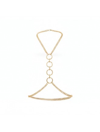 Металева портупея Art of Sex - Mango, колір золото, XS-2XL