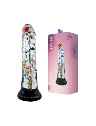 Дилдо Loviss Helichrysum Dildo, справжні квітки безсмертника всередині